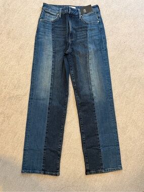 Kut from the Kloth Two-Tone Blue Straight Jeans